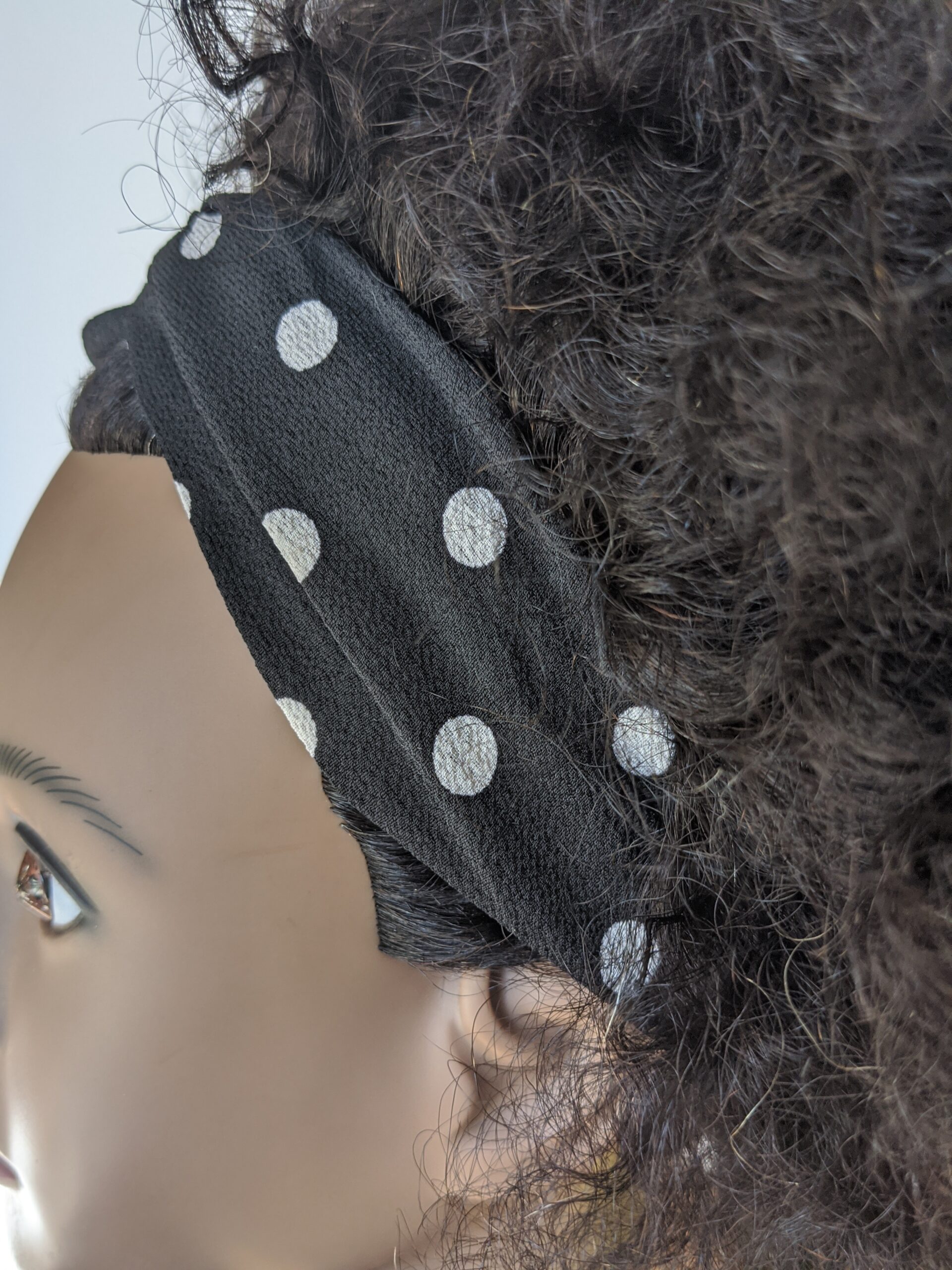 Polka-dot-Satin-headband-protective-hairstyle-nation