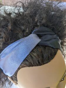 Blue-Satin-headband-protective-hairstyle-nation