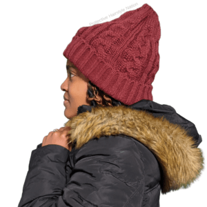 Adult-burgundy-Satin-lined-winter-hats