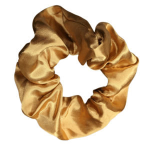 Gold-Satin-Silk-Scrunchie-Protective-Hairstyle-Nation