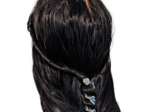 -Blue-Siren-Sterling-Silver-Spiral-Hair-Accessory-protective-hairstyle-nation
